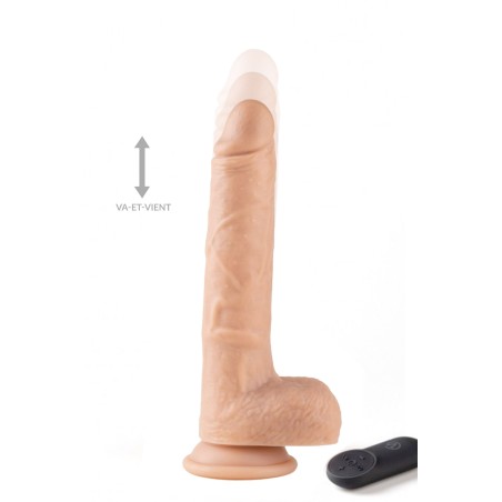 Virgite R13, gode ventouse réaliste va-et-vient, 22cm