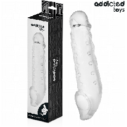 EXTENSION DE PÉNIS TRANSPARENTE TAILLE S 23 CM