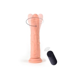 Virgite R7, gode ventouse réaliste rotatif 21cm