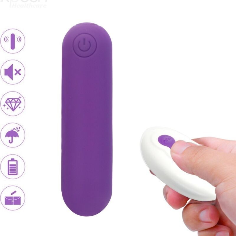 SPLASH JOLINE VIBRATEUR BULLET TÉLÉCOMMANDE EN SILICONE 10 VIBRATIONS 6.5 X 1.5 CM VIOLET SPLASH JOLINE VIBRATEUR BULLET TÉLÉCOMMANDE EN SILICONE 10 VIBRATIONS 6.5 X 1.5 CM VIOLET