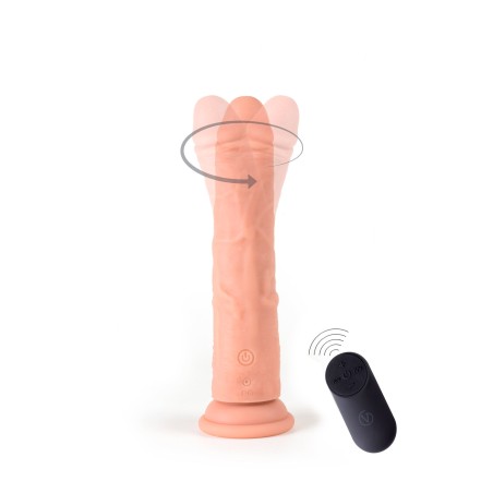 Virgite R7, gode ventouse réaliste rotatif 21cm