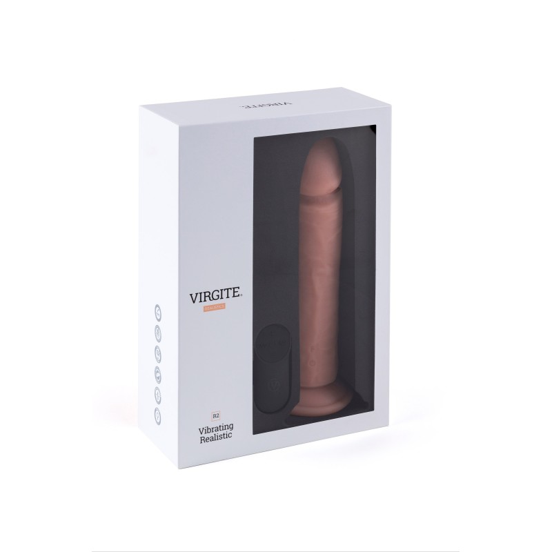 Virgite R2, gode ventouse réaliste vibrant 23,2cm