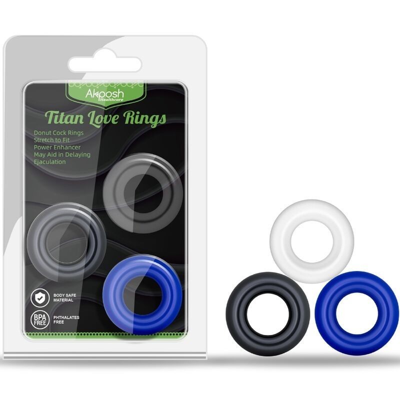 TITAN LOVE BAGUE DONUT PLUSIEURS COULEURS