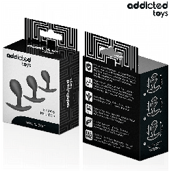 ADDICTED TOYS - LOT DE 3 PLUG ANAL MODÈLE 3