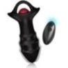 VIBRATEUR À DOIGTS KYLIN ET TÉLÉCOMMANDE DE PLUG ANAL NOIR