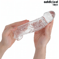 ADDICTED TOYS - EXTENSION DE PÉNIS TRANSPARENTE 27 CM