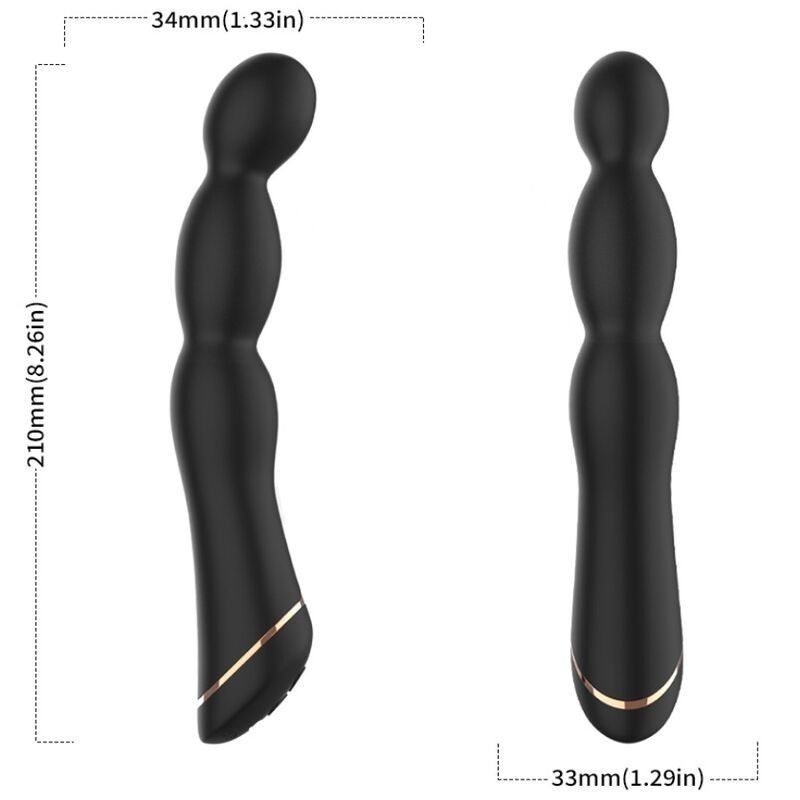 VIBRATEUR BAMBU RÉGLABLE NOIR VIBRATEUR BAMBU RÉGLABLE NOIR