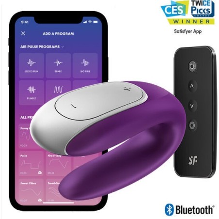 VIBRATEUR PARTENAIRE DOUBLE FUN VIOLET