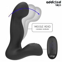 MASSEUR DE PROSTATE OSCILLANT AVEC MODE PULSATION ET TÉLÉCOMMANDE
