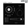 ADDICTED TOYS - NETTOYEUR ANAL AVEC ADAPTATEUR UNIVERSEL MODÈLE 5