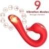VIBRATEUR DELFIN MULTIPOSITION & EFFET CHALEUR ROUGE