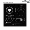 ADDICTED TOYS - NETTOYEUR ANAL AVEC ADAPTATEUR UNIVERSEL MODÈLE 6