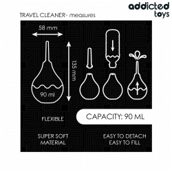 ADDICTED TOYS - NETTOYANT ANAL DE VOYAGE TAILLE S 90 ML