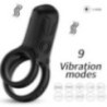 VIBRATEUR DOUBLE ANNEAU NOIR