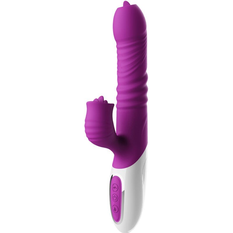 VIBRATEUR DOUBLE LANGUE ET EFFET CHALEUR VIOLETTE VIBRATEUR DOUBLE LANGUE ET EFFET CHALEUR VIOLETTE