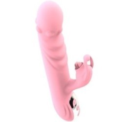 VIBRATEUR ENTIÈREMENT LANGUE AVEC EFFET CHALEUR ROSE STIMULANT LANGUE