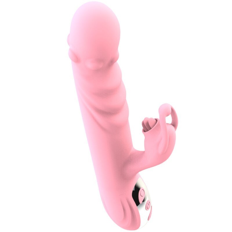 VIBRATEUR ENTIÈREMENT LANGUE AVEC EFFET CHALEUR ROSE STIMULANT LANGUE
