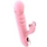 VIBRATEUR ENTIÈREMENT LANGUE AVEC EFFET CHALEUR ROSE STIMULANT LANGUE