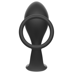 PLUG ANAL AVEC ANNEAU EN SILICONE