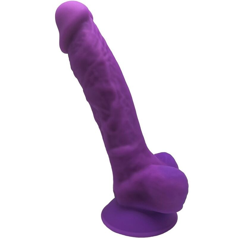 MODÈLE 1 PÉNIS RÉALISTE PREMIUM SILEXPAN SILICONE VIOLET 17.5 CM
