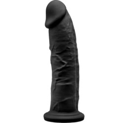 MODÈLE 2 PÉNIS RÉALISTE PREMIUM SILEXPAN SILICONE NOIR 19 CM