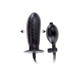 Bigger Joy, gode réaliste noir gonflable 16cm