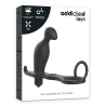 PLUG ANAL AVEC ANNEAU EN SILICONE 12 CM