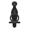 PLUG ANAL AVEC ANNEAU EN SILICONE 12 CM