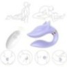 VIBRATEUR FOX POUR COUPLES TÉLÉCOMMANDE VIOLET