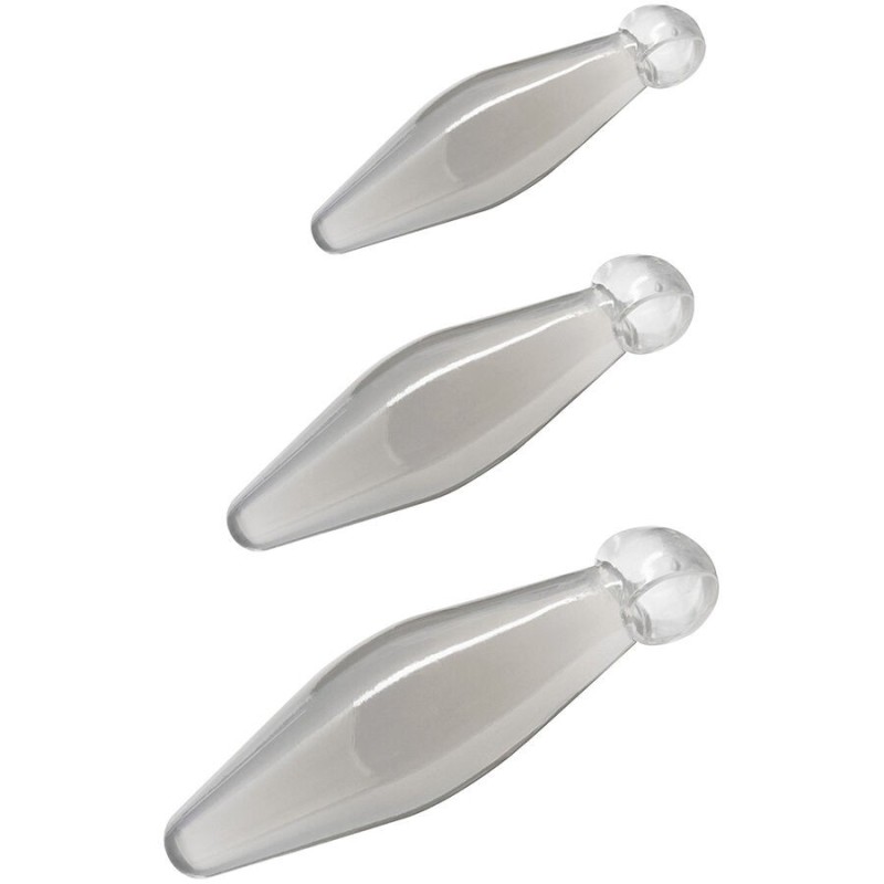 JEU ANAL FINGER RIMMER 3 PIÈCES TRANSPARENT