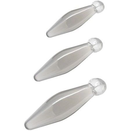 JEU ANAL FINGER RIMMER 3 PIÈCES TRANSPARENT