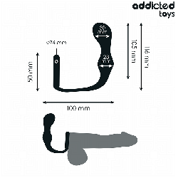 ADDICTED TOYS - PLUG ANAL AVEC ANNEAU MODÈLE 3