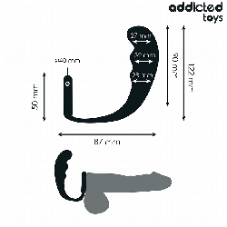 ADDICTED TOYS - PLUG ANAL AVEC ANNEAU MODÈLE 4