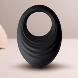 ROCKS-OFF - ANNEAU PÉNIS VIBRANT SPIRE BLACK