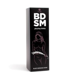 FOUET DE BONDAGE NOIR COLLECTION BDSM
