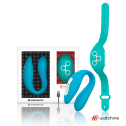 VIBRATEUR WATCHME DOUBLE TECHNOLOGIE INDIGO/EAU DE MER