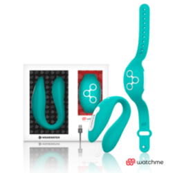 VIBRATEUR WATCHME VERT CLAIR DOUBLE TECHNOLOGIE