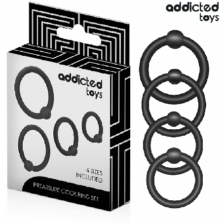 LOT D'ANNEAUX EN SILICONE À PRESSION