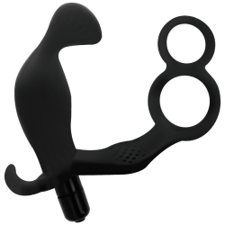PLUG ANAL AVEC DOUBLE ANNEAU PÉNIS ET TESTICULES