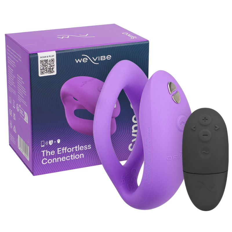 SYNC O TÉLÉCOMMANDE VIBRATEUR FLEXIBLE VIOLET
