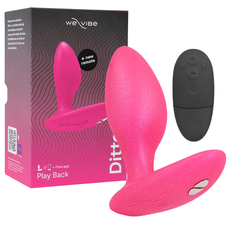 DITTO+ VIBRATEUR ANAL PLUG ROSE DITTO+ VIBRATEUR ANAL PLUG ROSE