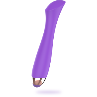VIBROMASSEUR RECHARGEABLE EN SILICONE MANDY POINT "K"