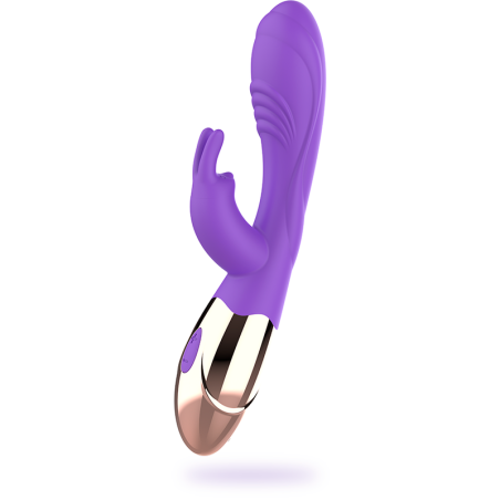 VIBROMASSEUR RABBIT RECHARGEABLE EN SILICONE VIORA
