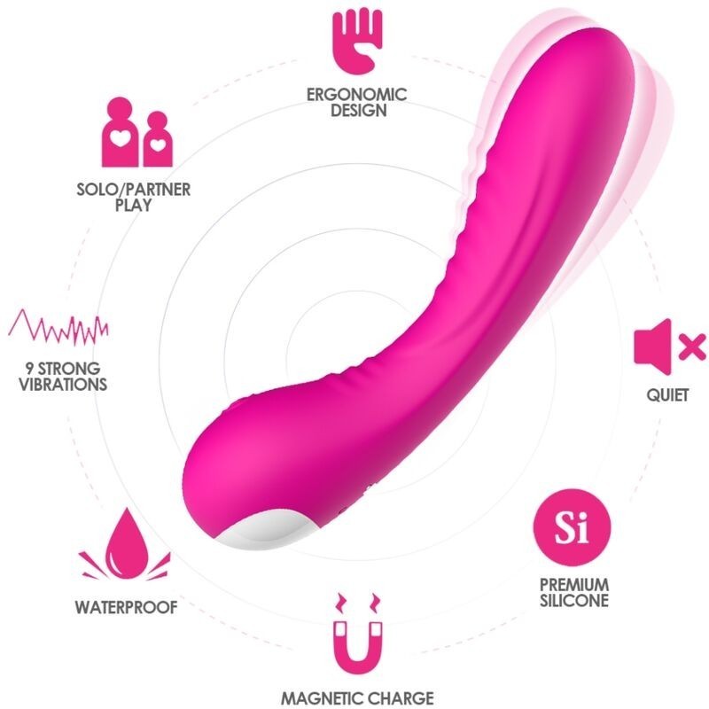 ARMONY - VIBRATEUR LEGEND SILICONE FUCHSIA ARMONY - VIBRATEUR LEGEND SILICONE FUCHSIA