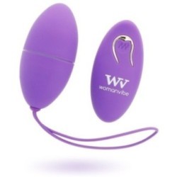 ALSAN EGG TELECOMMANDE NOIR SILICONE VIOLET