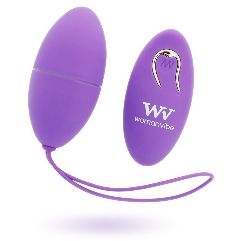 ALSAN EGG TELECOMMANDE NOIR SILICONE VIOLET