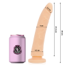 GODE NATUREL MÉDICAL SILICONE 23 CM -O- 4.5 CM