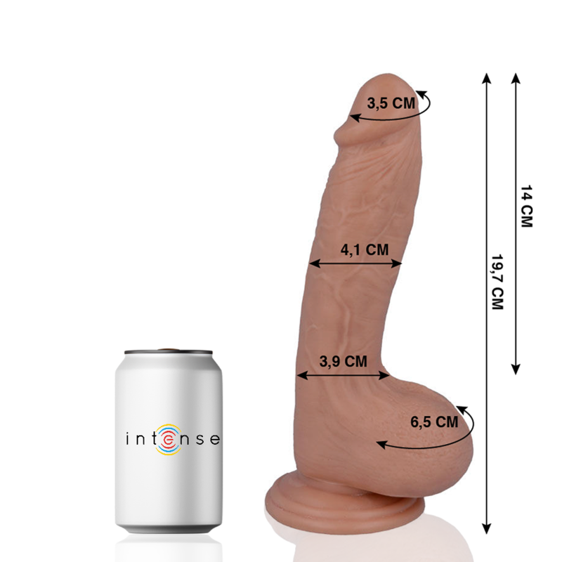 17 PÉNIS RÉALISTE 19.7 CM -O- 4.1 CM