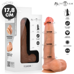 MR INTENSE - BRUCE S GODEMICHET EN SILICONE AVEC TESTICULES 17,8 CM -Ø- 4 CM