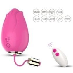 VIBRATEUR MANDALA EGG TÉLÉCOMMANDE G-SPOT FUCHSIA